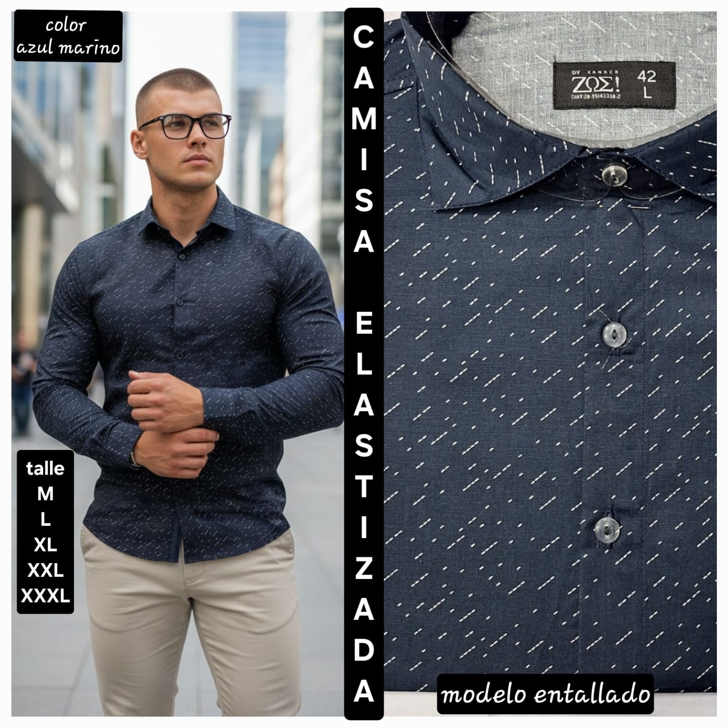 Camisa  Elastizada   Estampada - Imagen 3