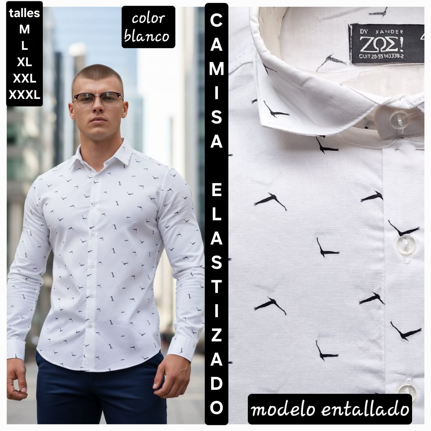 Camisa  Elastizada   Estampada - Imagen 6