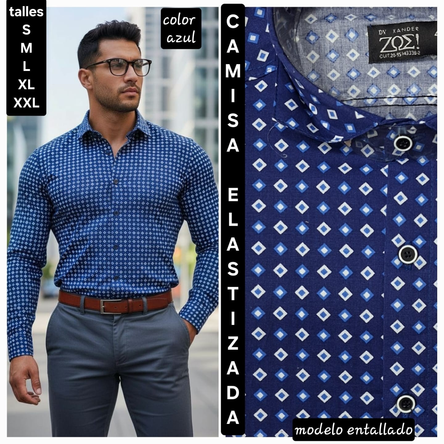 Camisa  Elastizada   Estampada - Imagen 7