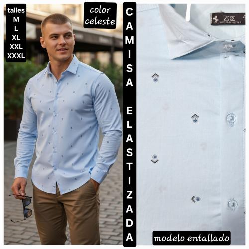 Camisa  Elastizada   Estampada