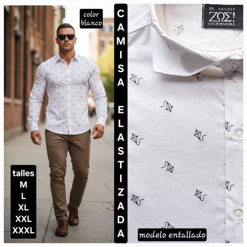 Camisa  Elastizada   Estampada