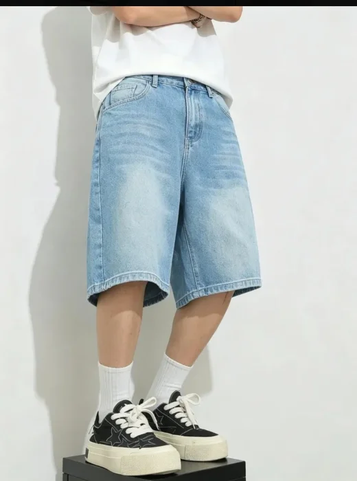 Baggy Jeans Celeste Bermuda