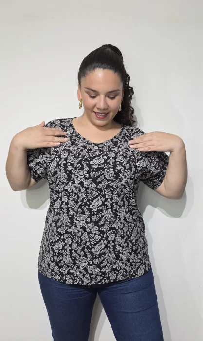 Blusa en Cey Estampado