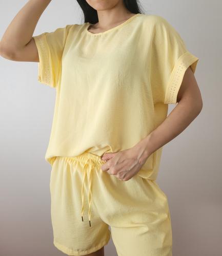 Remera Lino Cey con Brillo