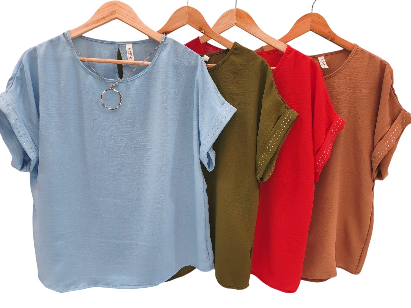 Remera Lino Cey con Brillo - Imagen 3