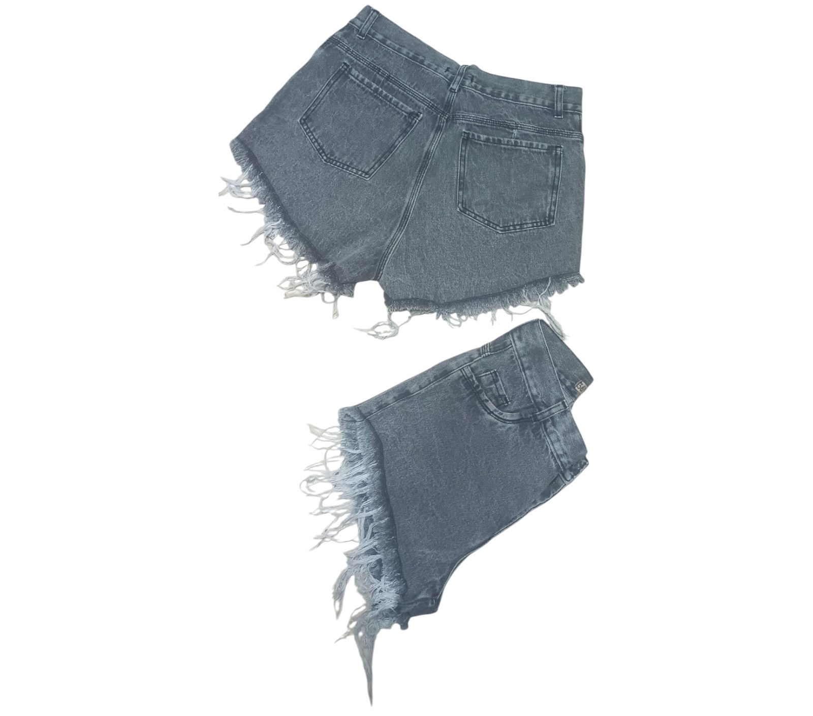 Shorts Desflecado Gris Nevado - Imagen 2