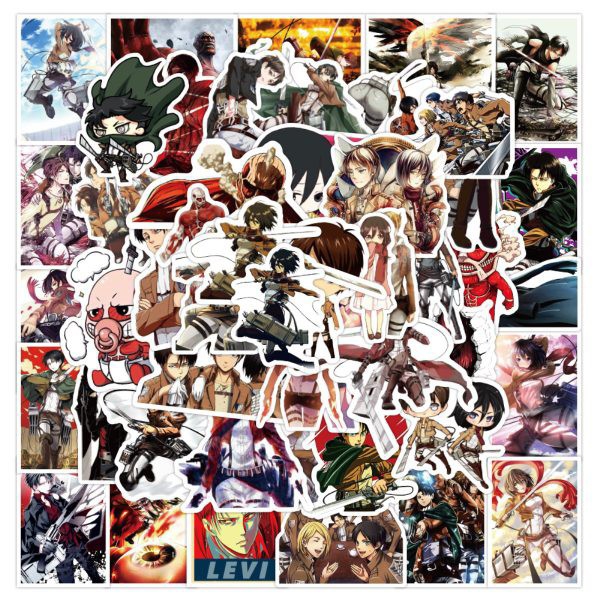 Stickers X50u de Anime, Sanrio, Capybara, Stich, Avengers, Pokémon, Naruto, Solo Leve - Imagen 2