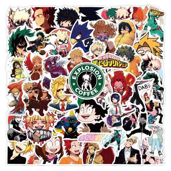 Stickers X50u de Anime, Sanrio, Capybara, Stich, Avengers, Pokémon, Naruto, Solo Leve - Imagen 3