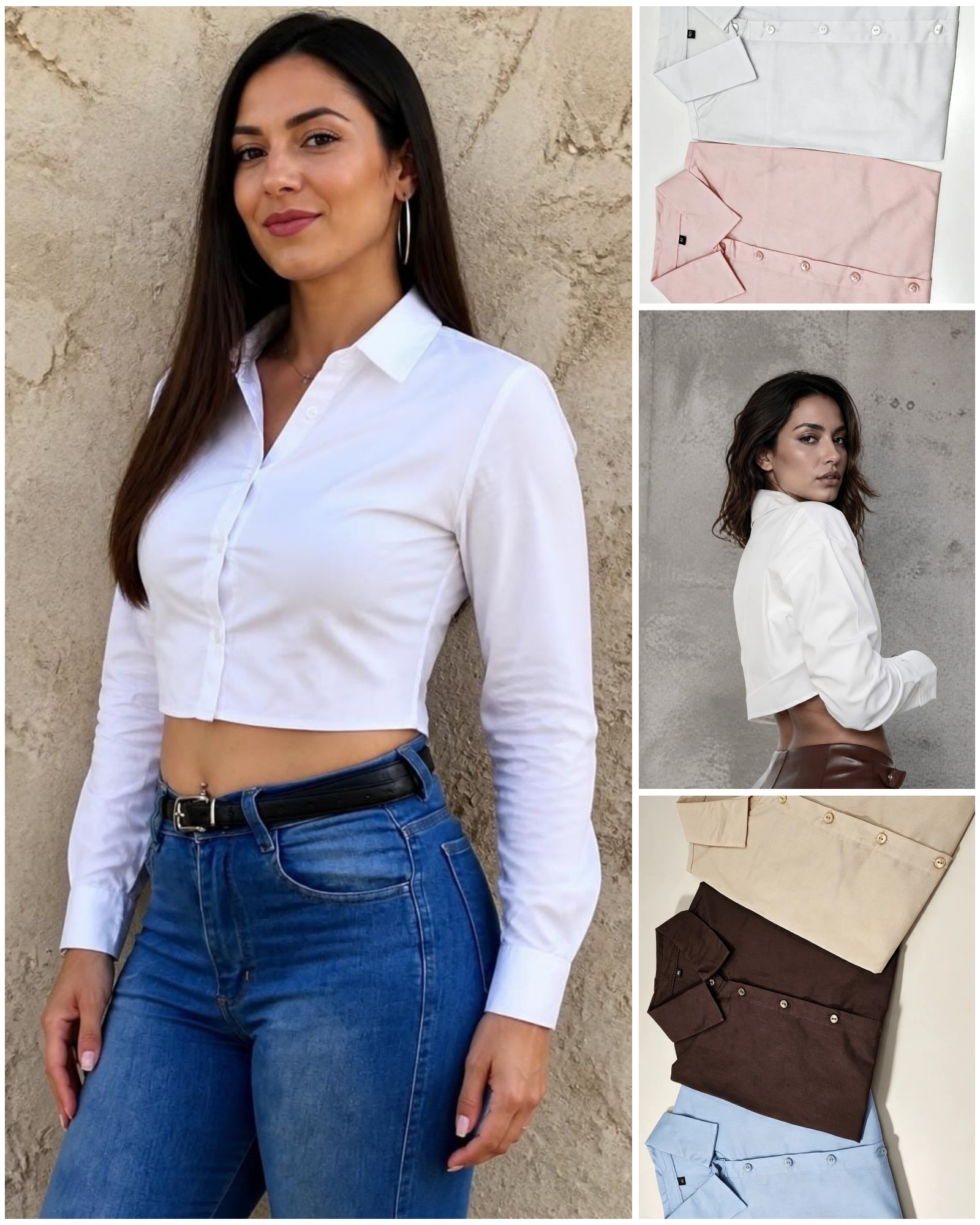 Camisa Pupera Elastizada (poplin) - Imagen 2