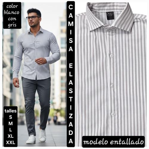Camisas Elastizadas Rayadas