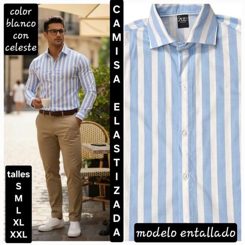 Camisas Elastizadas Rayadas