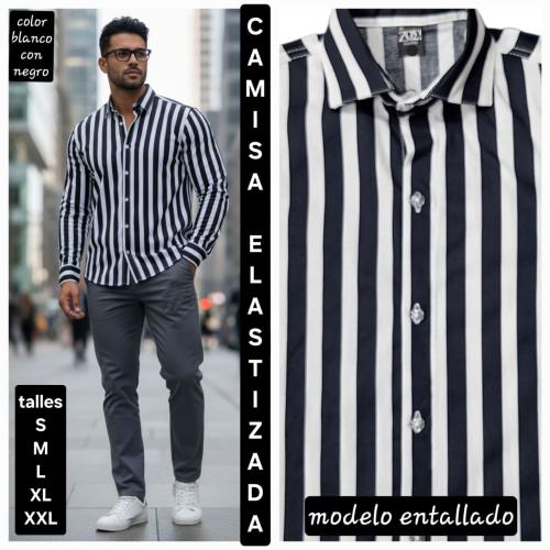 Camisas Elastizadas Rayadas
