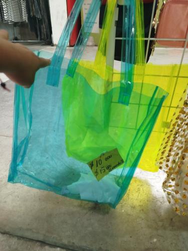 Bolsos Playeros Reforzados Transparente
