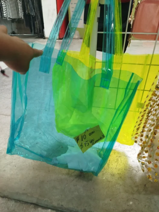 Bolsos Playeros Reforzados Transparente
