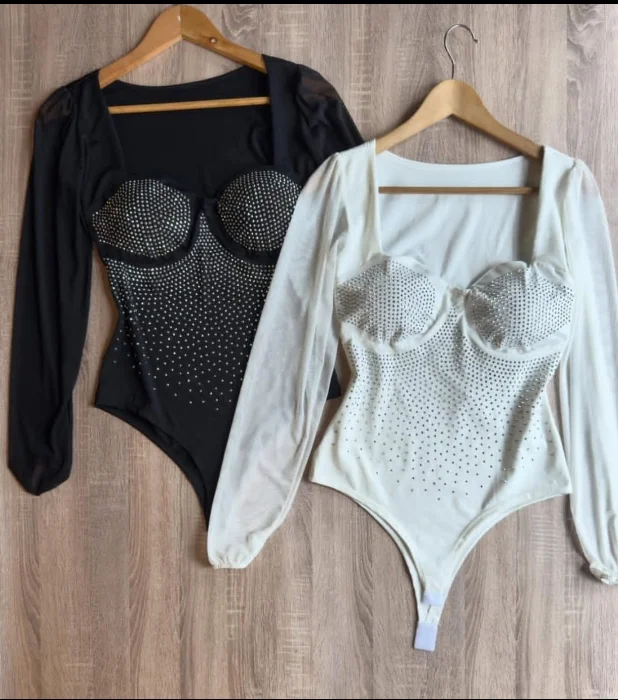 Body con Strass Importado!