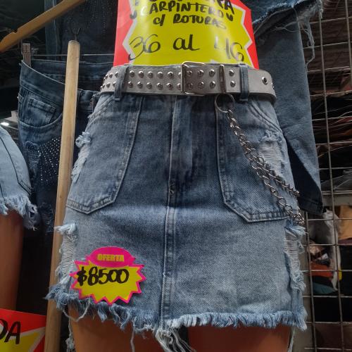Pollera Carpintero Deflecado