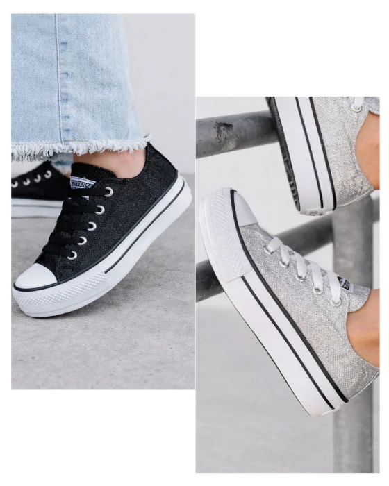 Zapatilla con Brillo