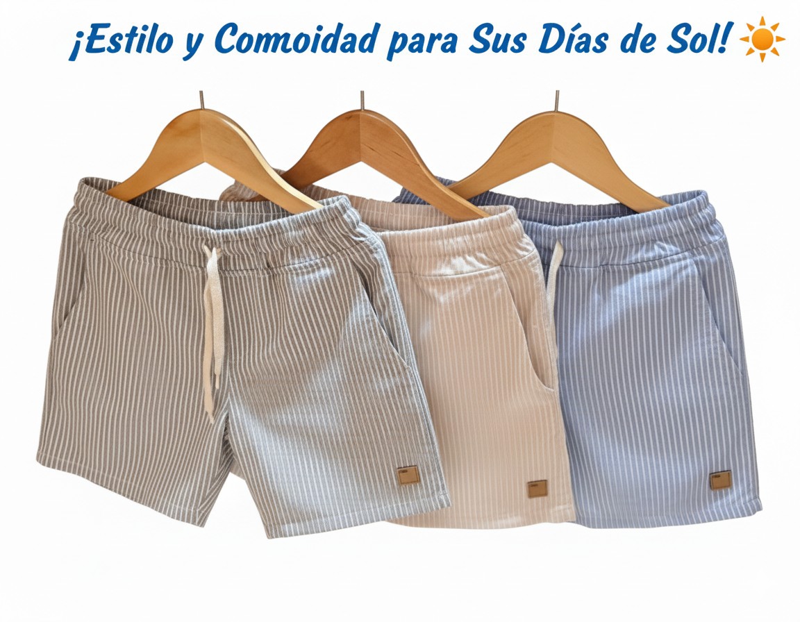 Shorts Rayados de Niño X Curva - Imagen 2