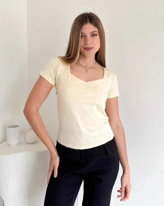 Remera Broderie