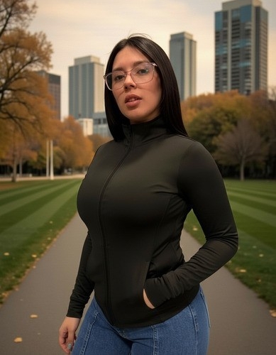 Campera Deportiva Lycra Media Estacion - Imagen 2