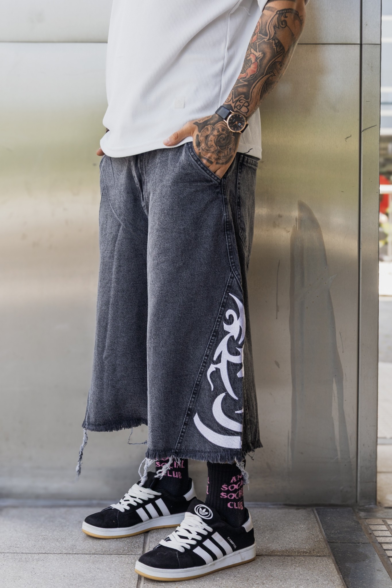 Bermudas Bagi (capri) de Hombre Art Legion - Imagen 2