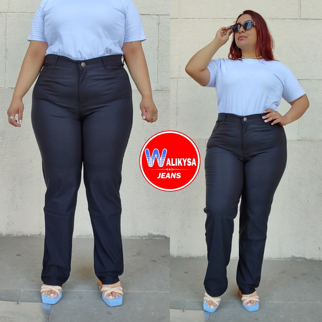 Pantalon Recto Talle Grande Bengalina - Imagen 6