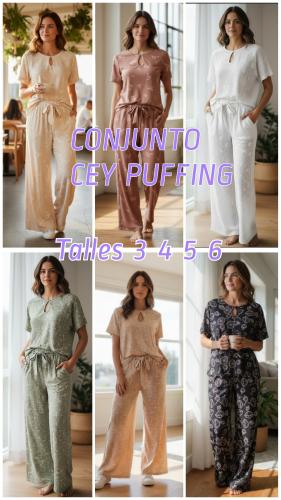 Conjunto Cey Puffing