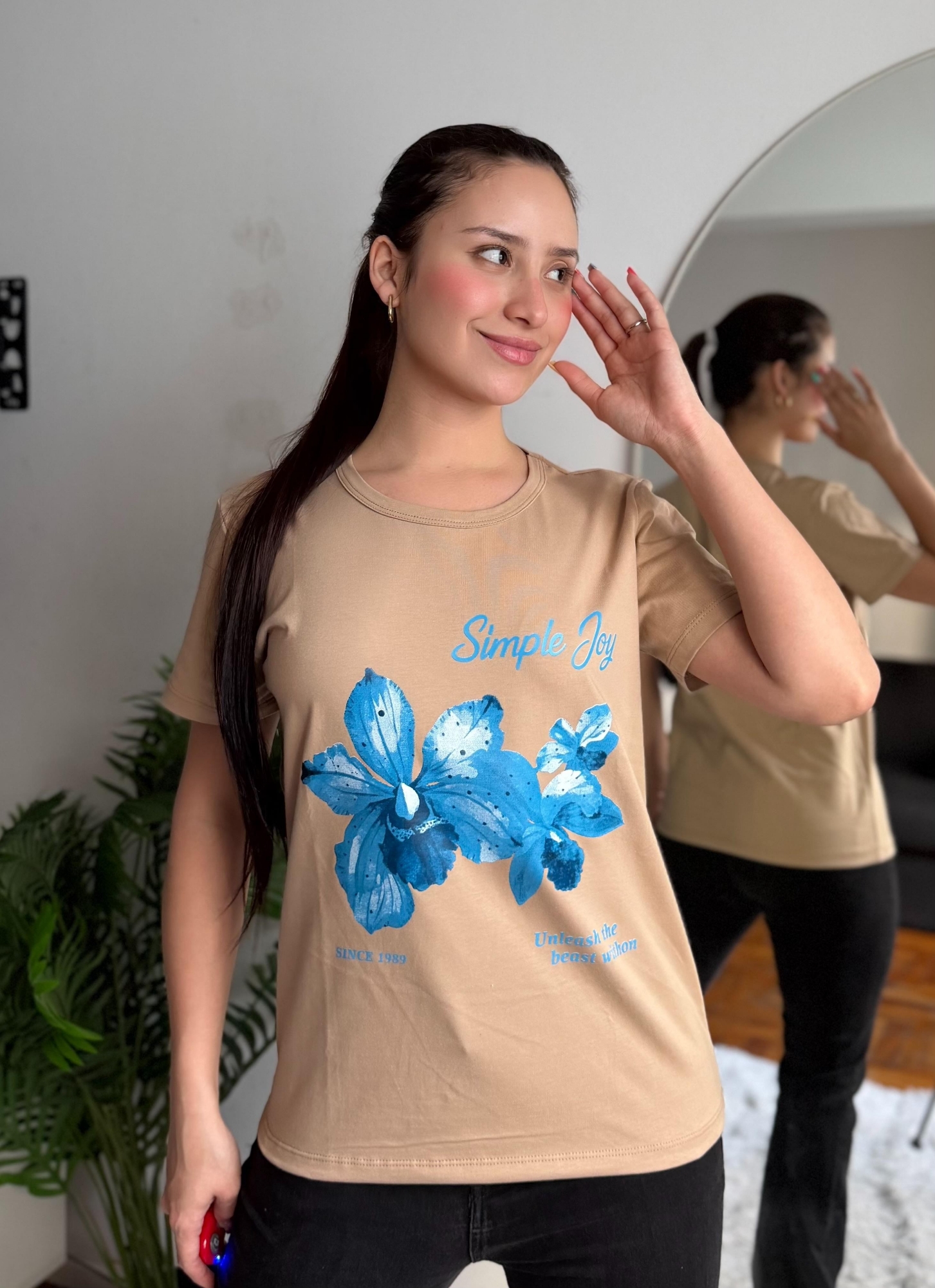 Remeras de Algodón Jersey  24-1 Talle 2/3/4 - Imagen 2