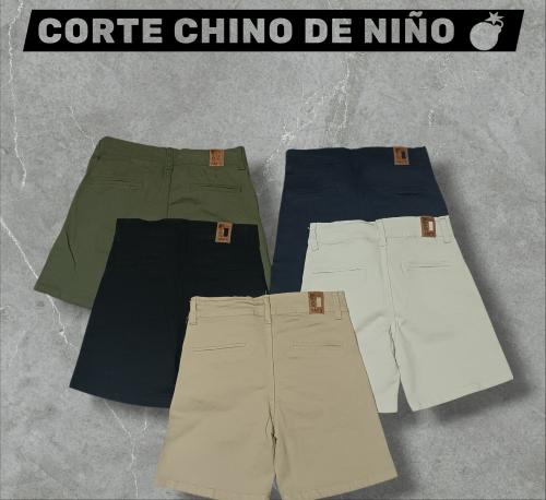 Bermuda Corte Chino de Niño