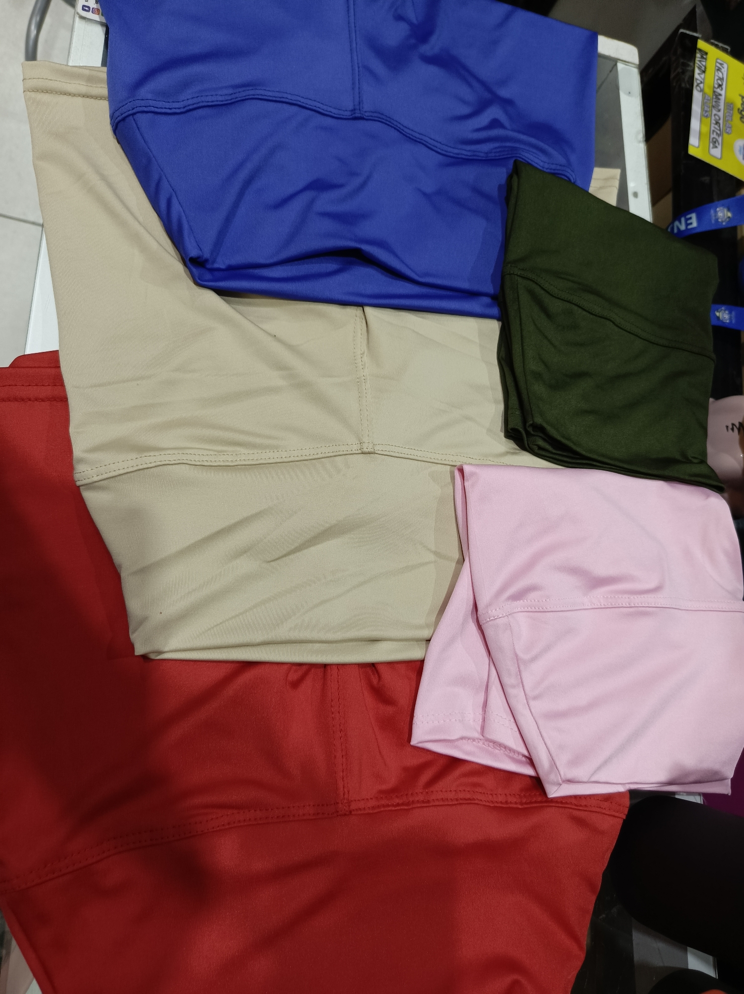 Short Lycra Liso de Mujer Tiro Alto - Imagen 2