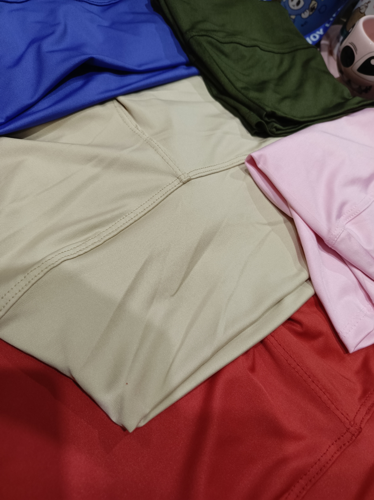 Short Lycra Liso de Mujer Tiro Alto - Imagen 3