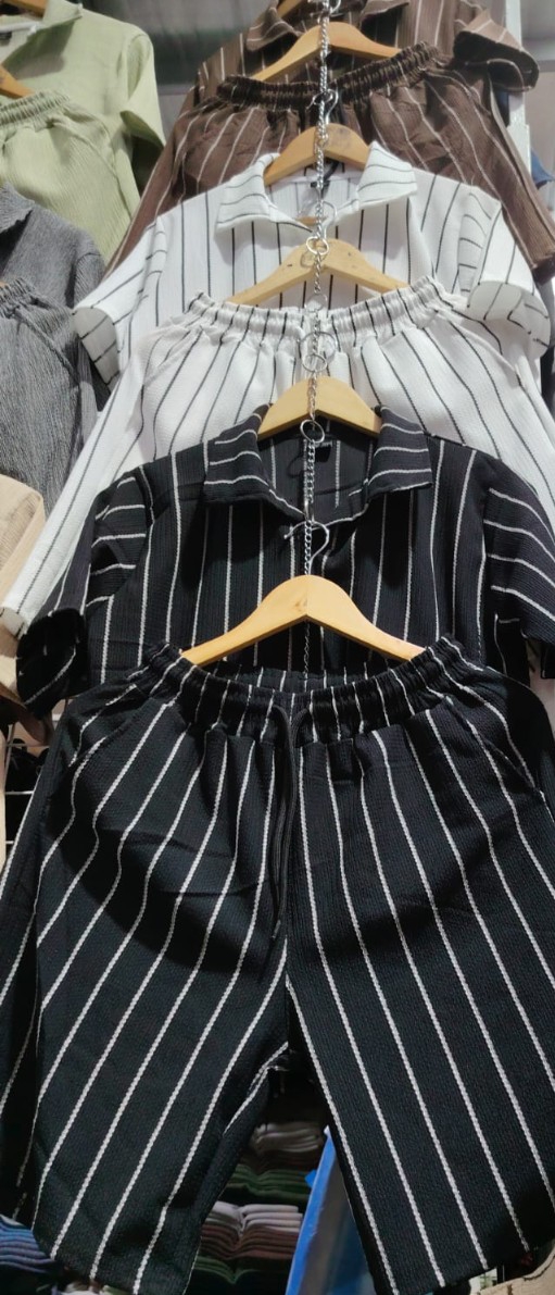 Conjunto Rayado Hawai de Hombre  Tela Fresca . ;) - Imagen 6