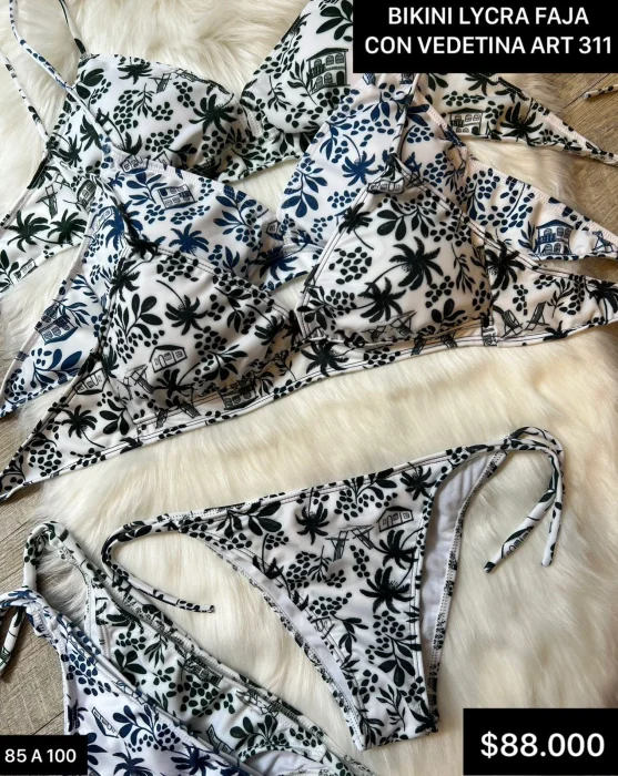 Bikini Vedetina Estampado Premium Art 311