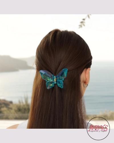 Broches Hawaiana Mariposa Transparente - Miniatura 5