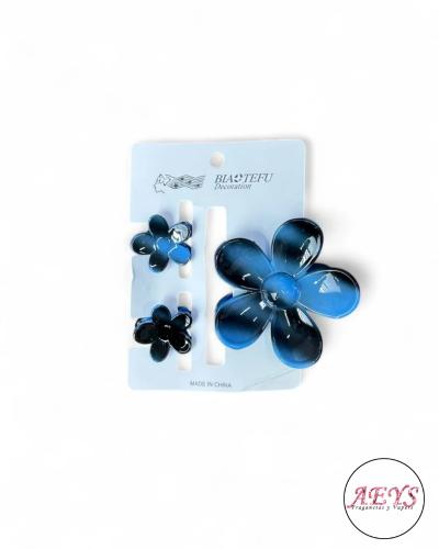 Broches Hawaiana 3 en 1 Flor - Miniatura 5
