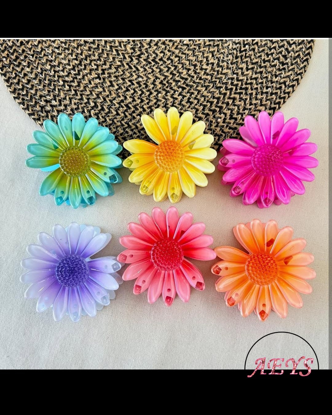 Broches Hawaiana Margarita - Imagen 2