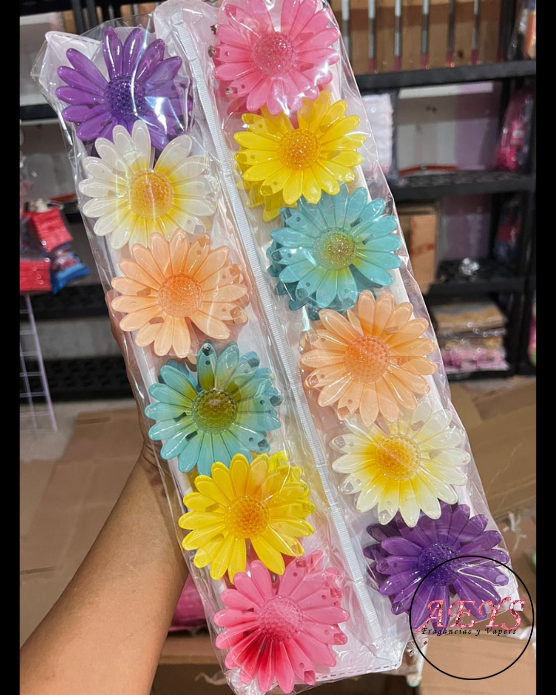 Broches Hawaiana Margarita - Imagen 5