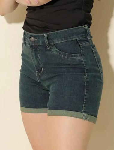 Short Jean Óxido Mujer  Pantalon Corto Ajustado Gastado Dama Denim Moda  Mayoristas