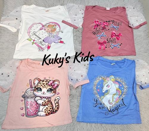 Remeras de Modal Viscosa Estampadas Nena