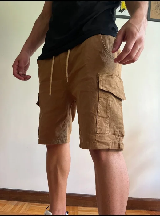 Bermudas de Gabardina