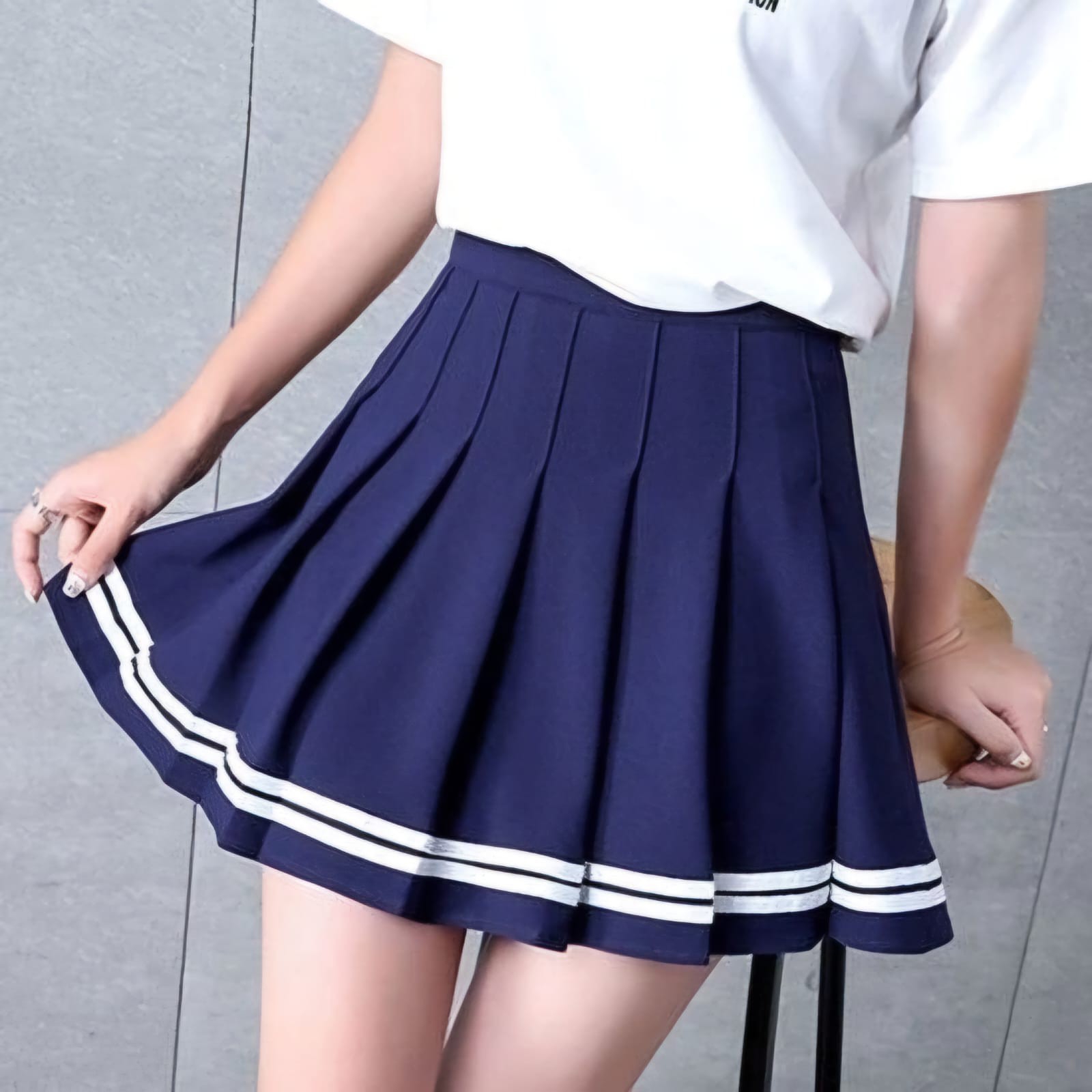 Pollera Tableada Cuadrille(t1 al T5) - Imagen 3