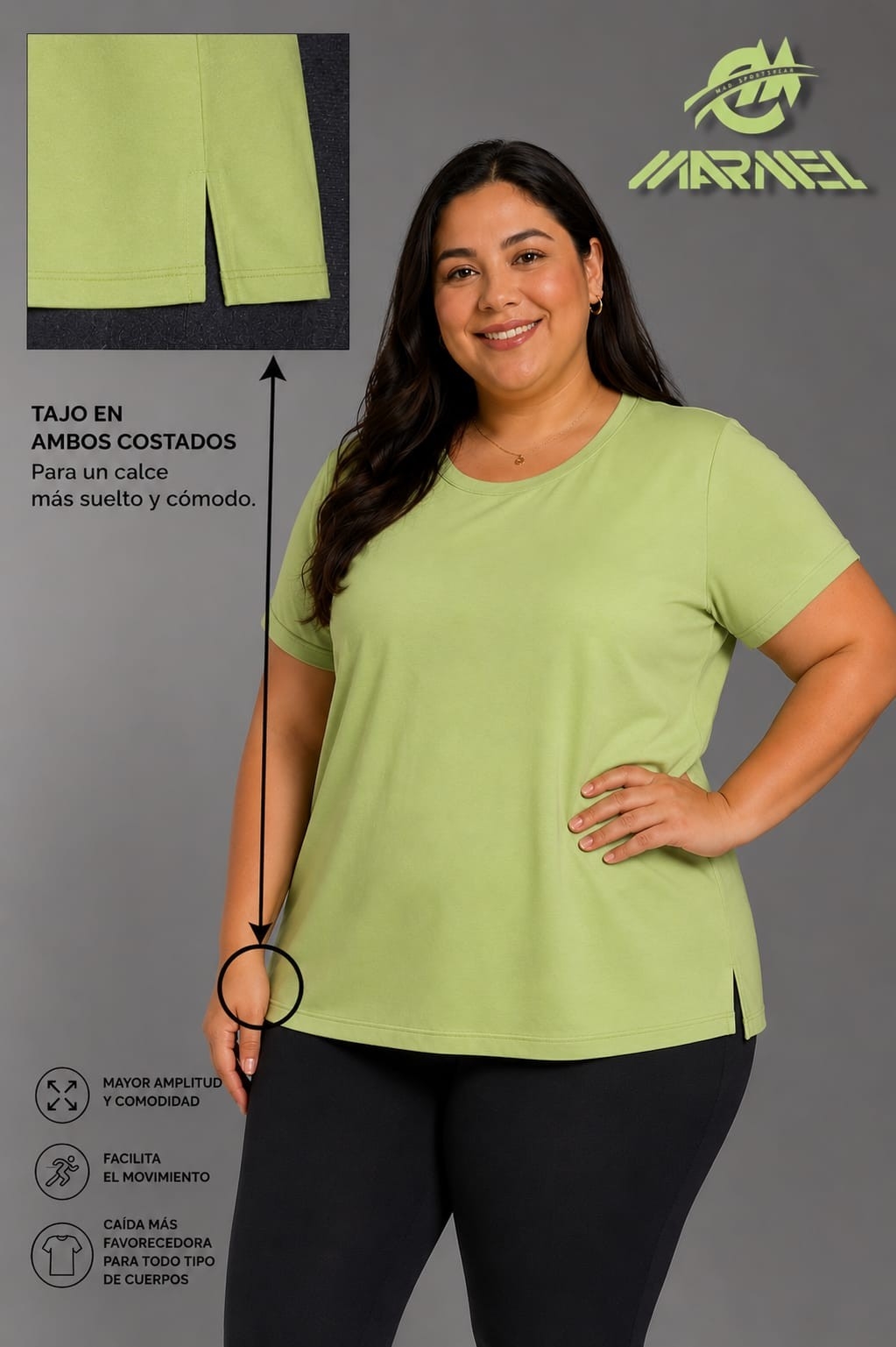 Remeras Creep Viscosa Talles Especiales Lisos Talles 6-7-8 - Imagen 2