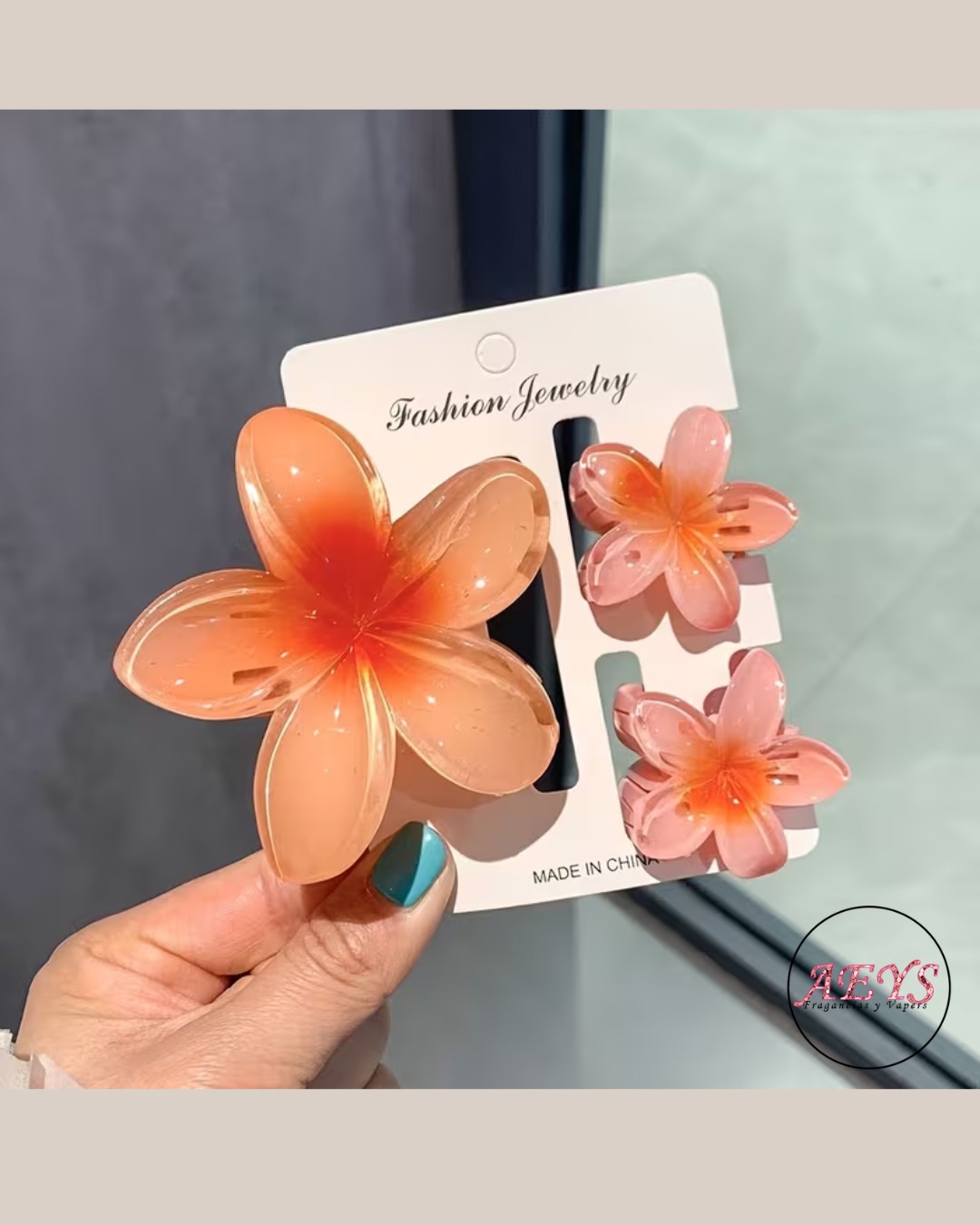 Broches Hawaiana 3 en 1 - Imagen 2