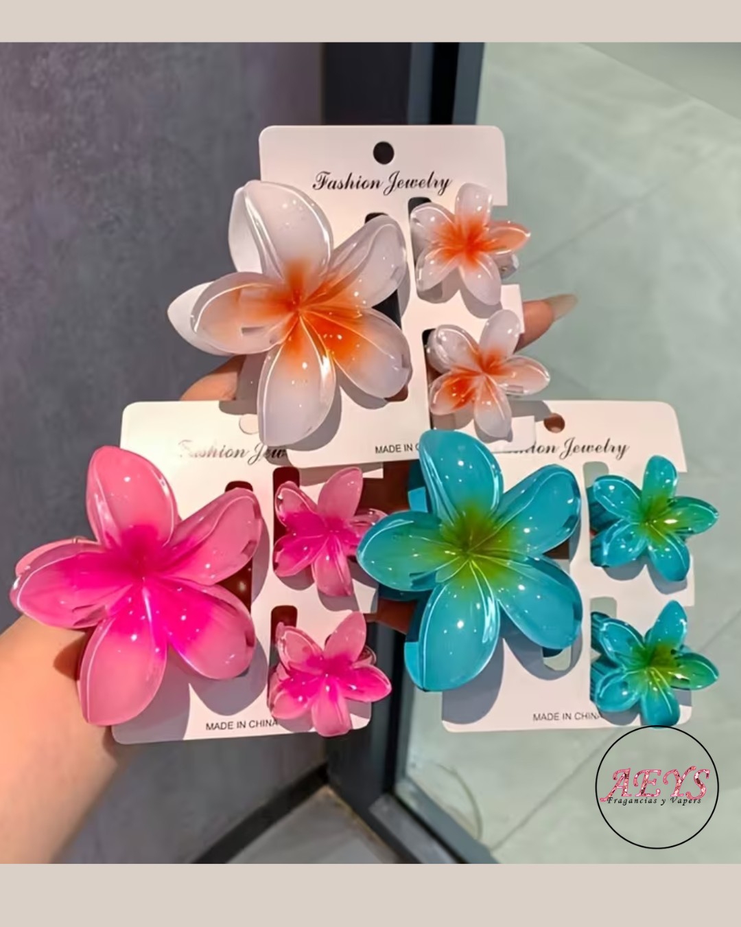 Broches Hawaiana 3 en 1 - Imagen 6