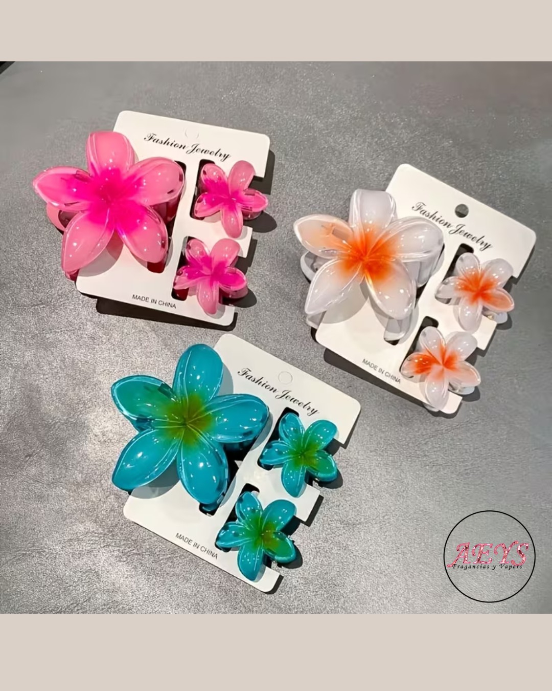 Broches Hawaiana 3 en 1 - Imagen 7