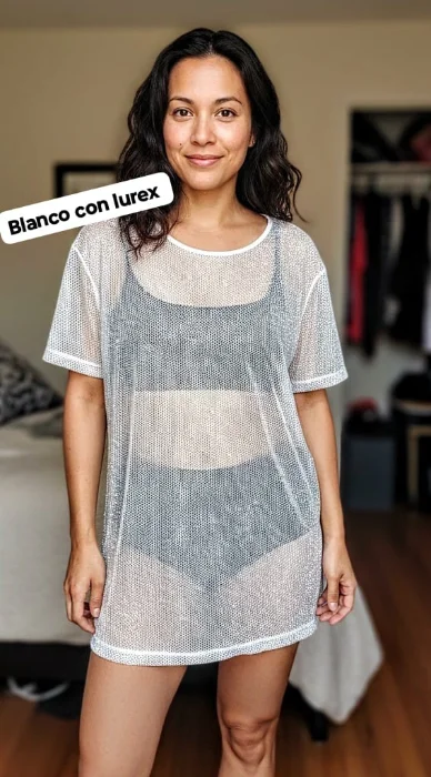 Remerones Red Lurex Oversize
