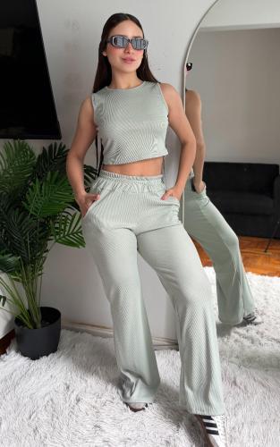 Conjunto Top Wafle