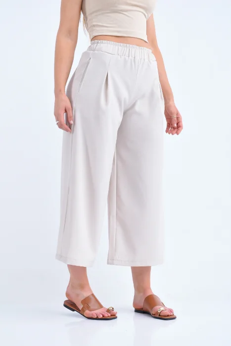 Capri-tobilleros Sastrero Slub Rigido