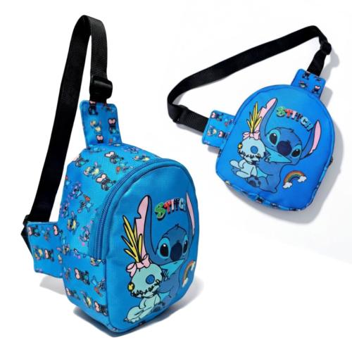 Pechera Mochilita de Stitch hasta 5 Años de Cordura, Mide  18cm × 14cm × 7cm Aprox
