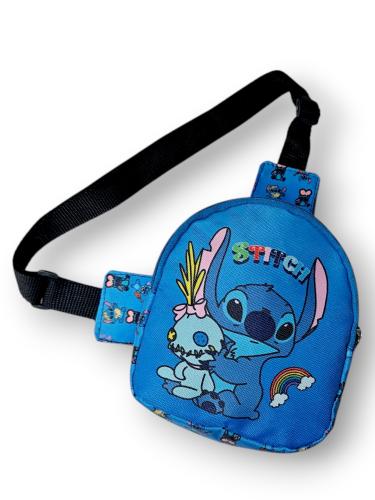 Pechera Mochilita de Stitch hasta 5 Años de Cordura, Mide  18cm × 14cm × 7cm Aprox - Miniatura 2